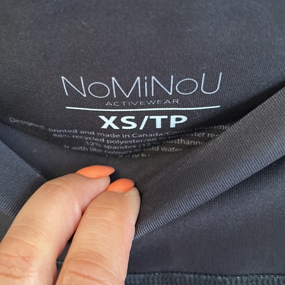 Nominou Maple Leaf Black Leggings - Picture 8 of 10